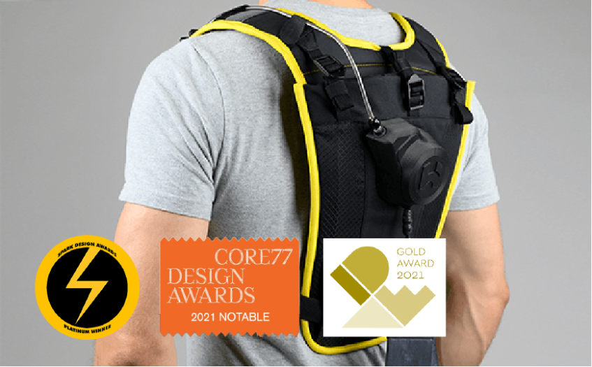 HeroWear Apex Exosuit with Awards Badges