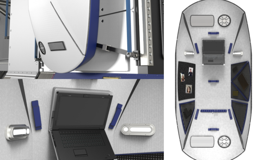 Aerospace Sleeping Compartment wall interior