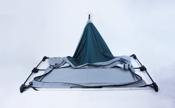 partial climbers tent assembly