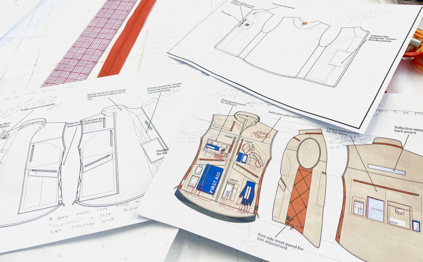 Perci Emergency Preparedness Vest Ideation