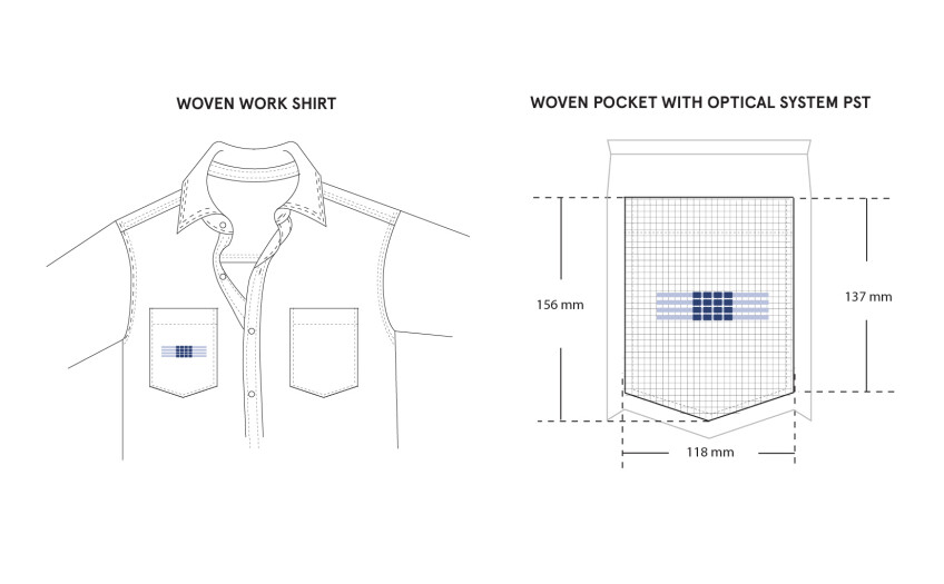 woven technology garment illustration