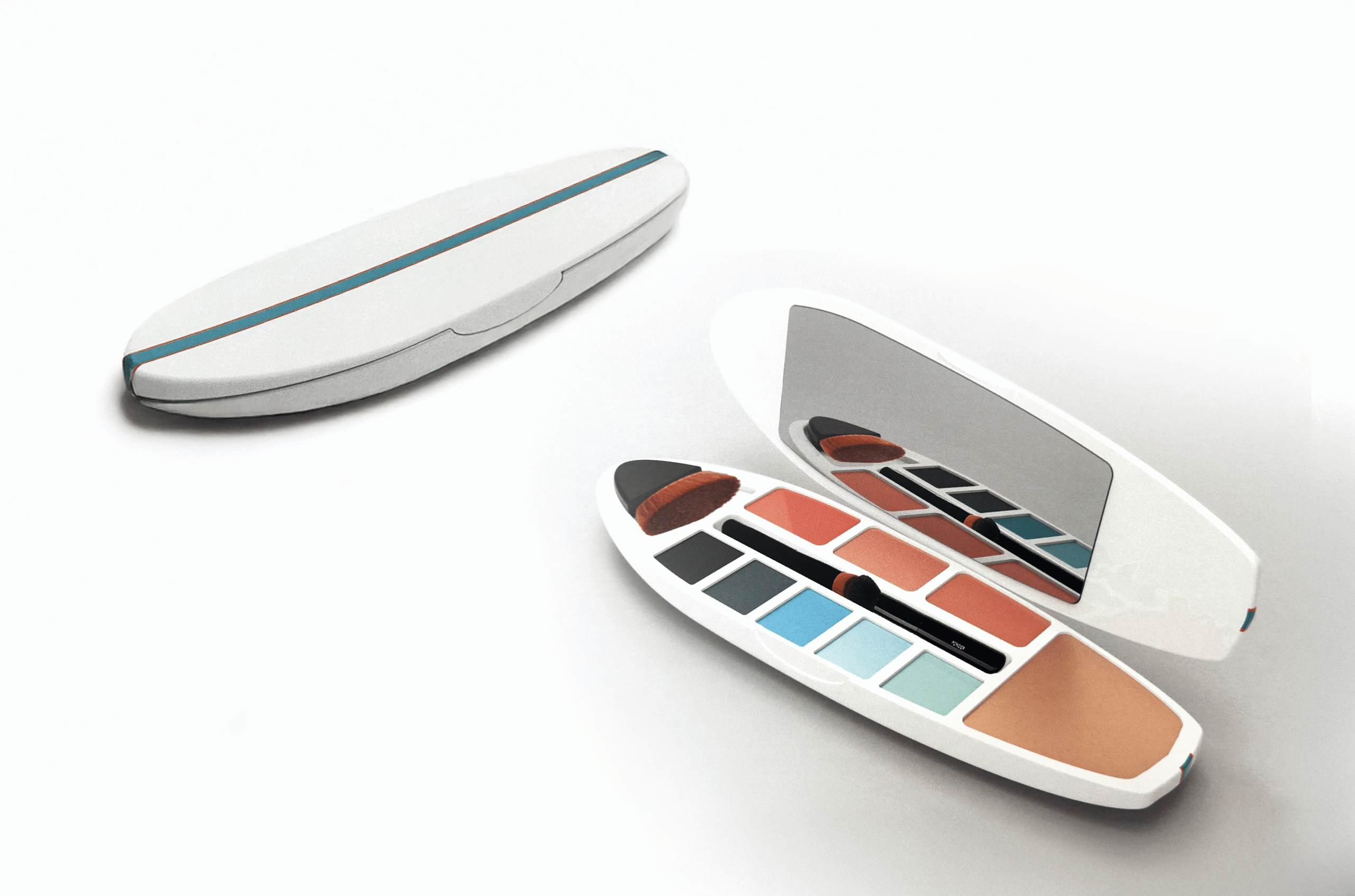 Miami Dolphins surfboard Makeup Kit