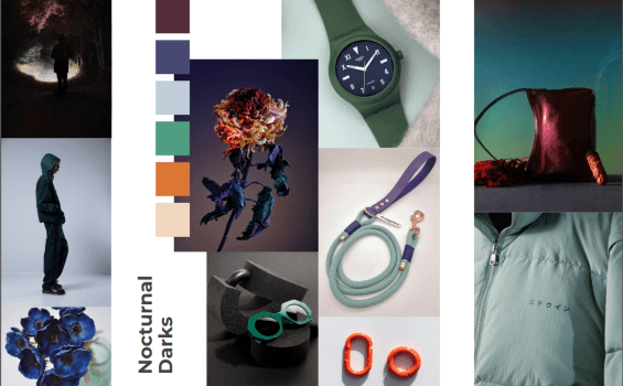 mood board for Smart Dog Harness by Interwoven Design