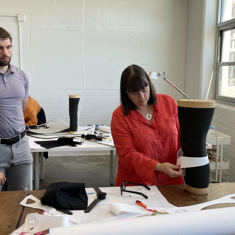 Industrial Designers Working on Knee Brace