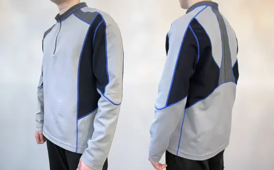 Smart garment developed with conductive textiles and wearable technology