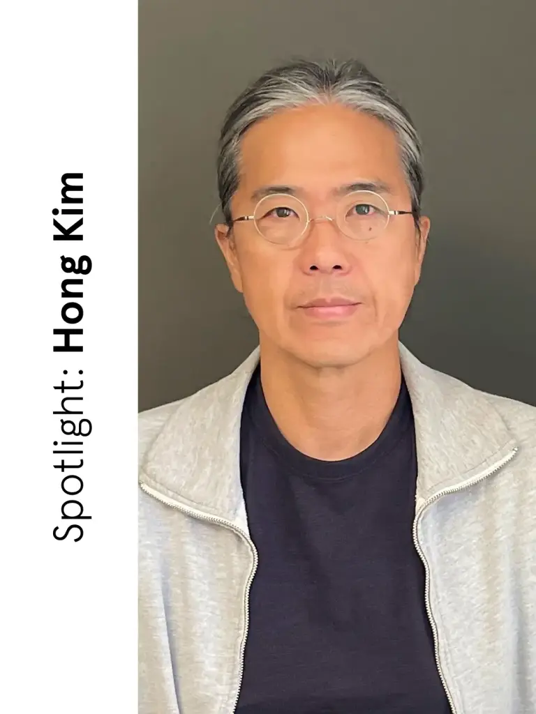 Portrait of Hong Kim, a multidisciplinary designer and 3D specialist who leads Frame Runner development for the 2028 LA Paralympics.